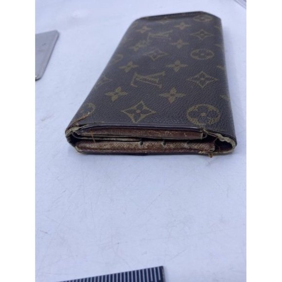 Louis Vuitton Brown Sarah De Large Canvas Travel M10988 Wallet - Picture 3 of 11